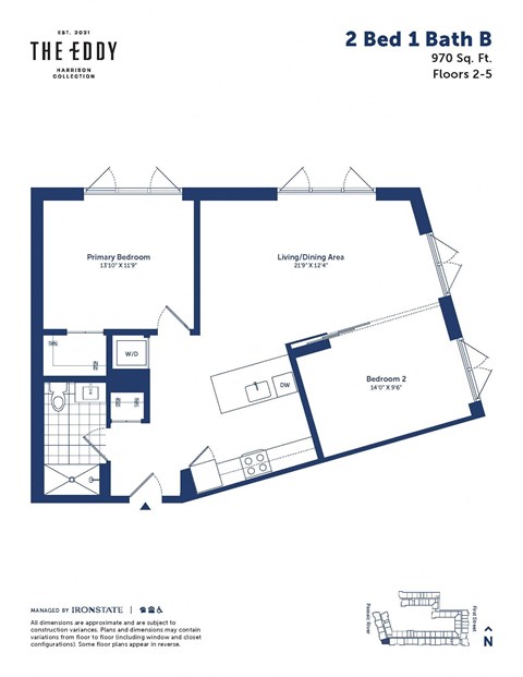 this floor plan is an approximation of our 2 bed 1 bath b floor plan